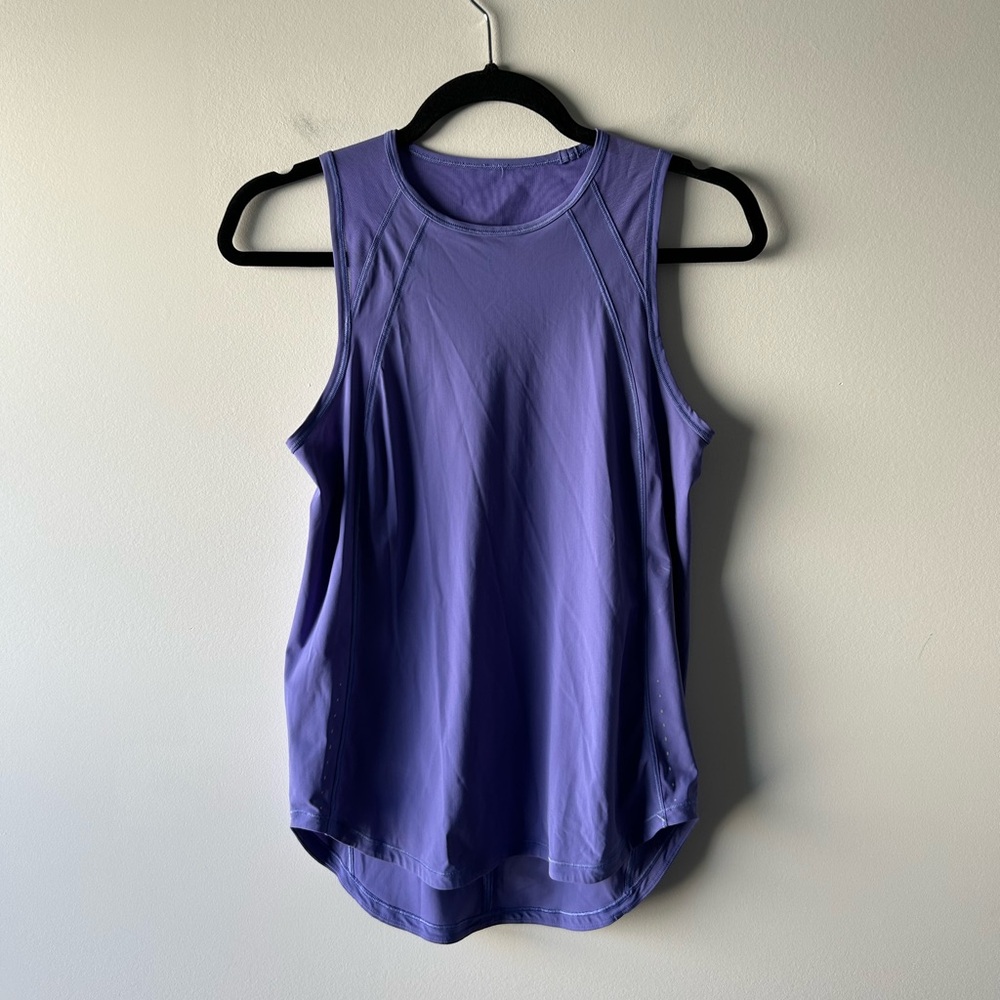 Lululemon purple sleeveless athletic top